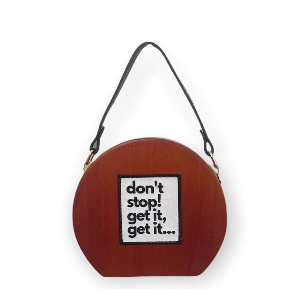 Rare Wooden Upcycled Handbag